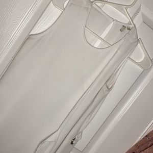 White wrap around blouse